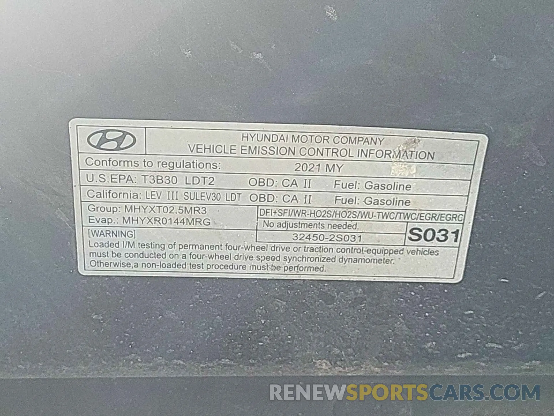 5 Photograph of a damaged car 5NMS6DAJ6MH368355 HYUNDAI SANTA FE 2021