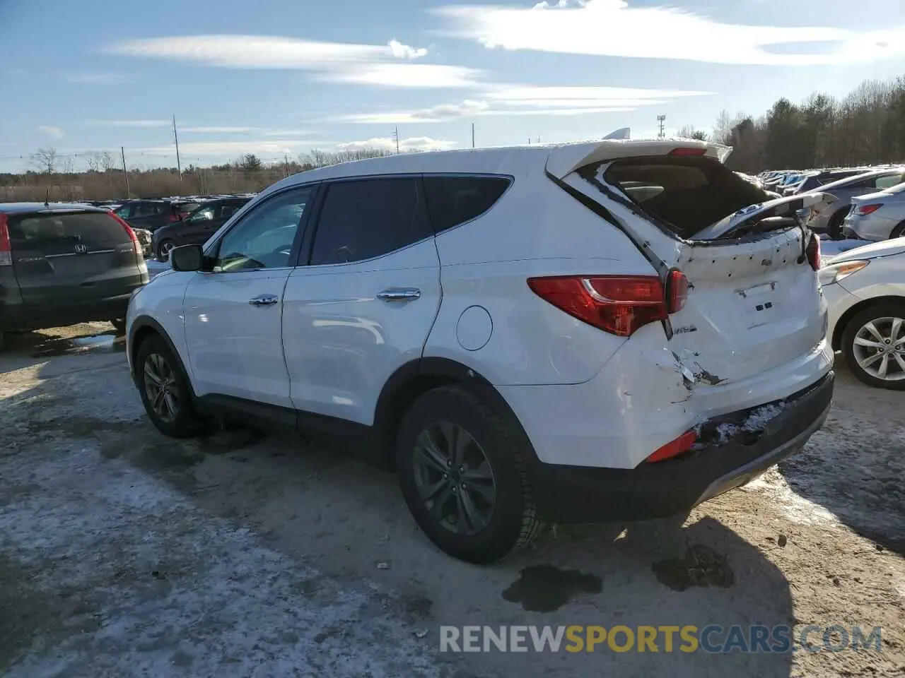 2 Photograph of a damaged car 5XYZUDLB5DG123325 HYUNDAI SANTA FE 2021