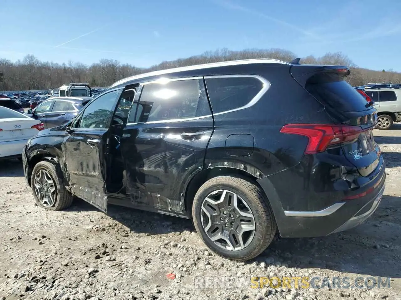 2 Photograph of a damaged car KM8S3DA14MU009244 HYUNDAI SANTA FE 2021