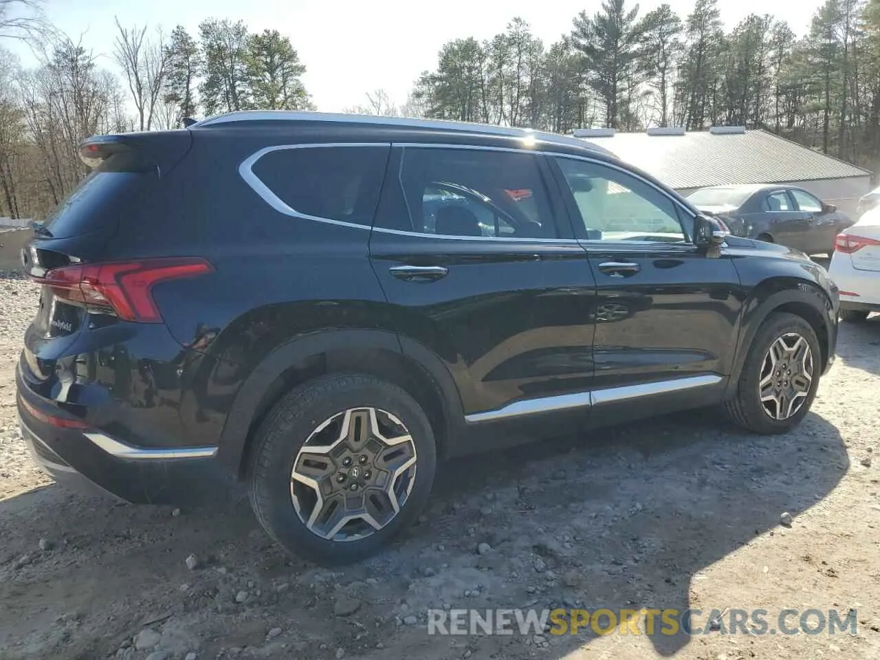 3 Photograph of a damaged car KM8S3DA14MU009244 HYUNDAI SANTA FE 2021