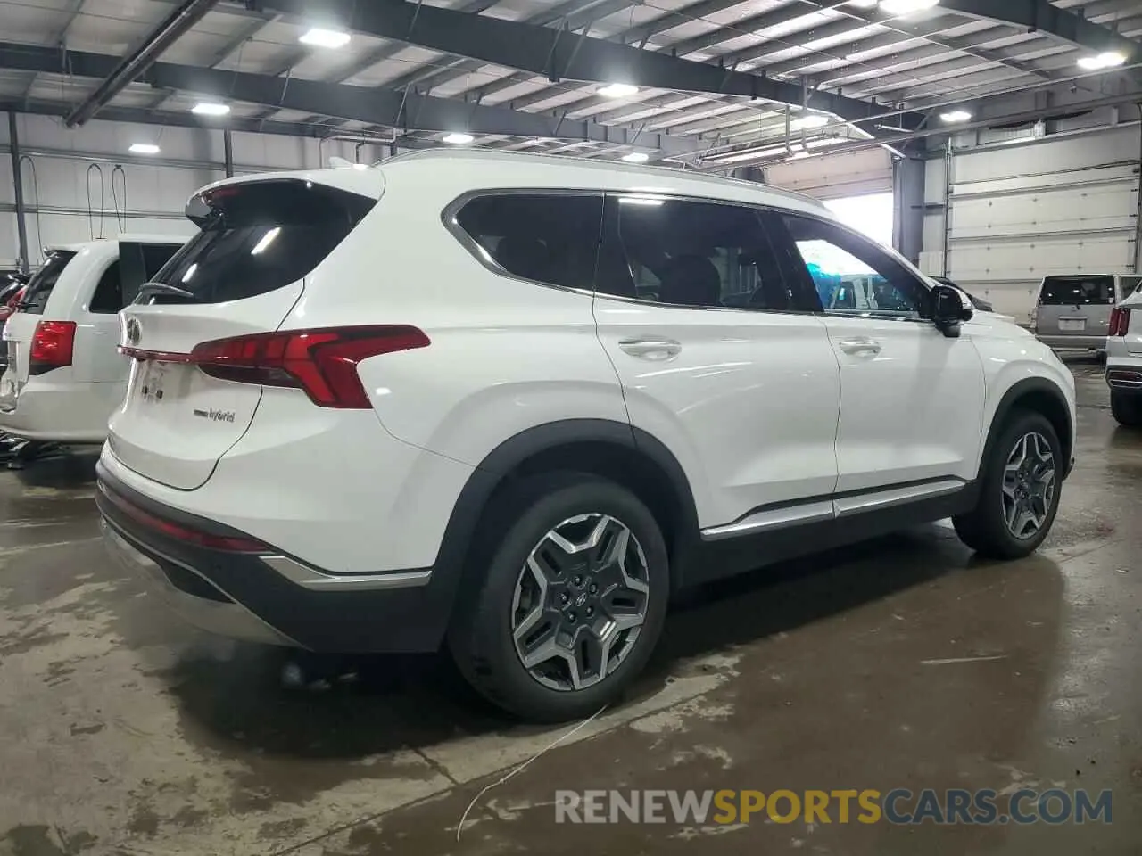 3 Photograph of a damaged car KM8S5DA19MU004843 HYUNDAI SANTA FE 2021