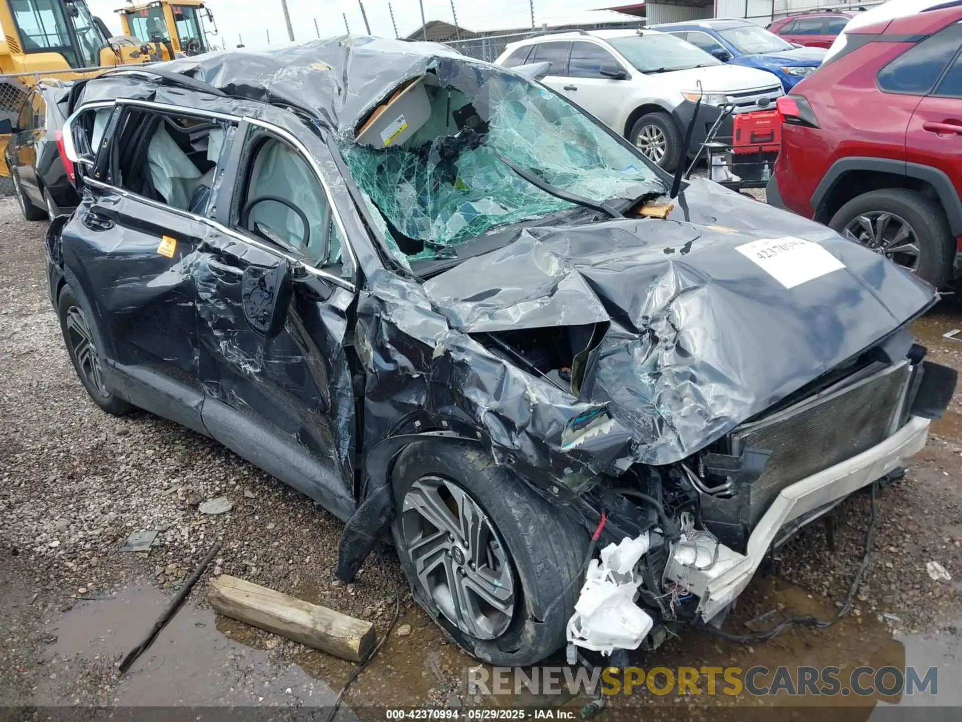 1 Photograph of a damaged car 5NMS14AJ9NH429794 HYUNDAI SANTA FE 2022