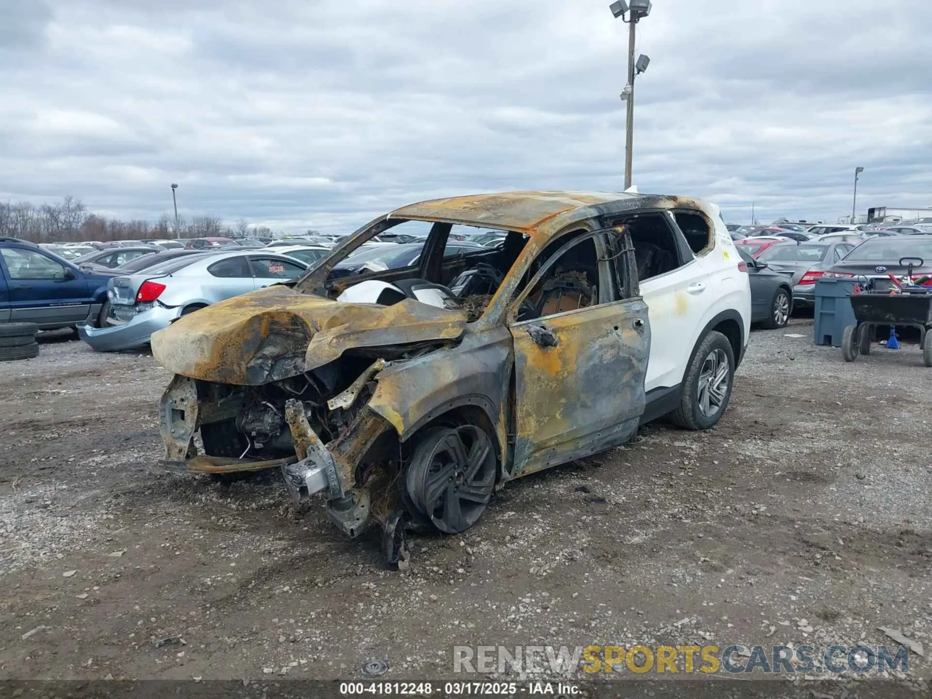 6 Photograph of a damaged car 5NMS1DAJ1NH417462 HYUNDAI SANTA FE 2022