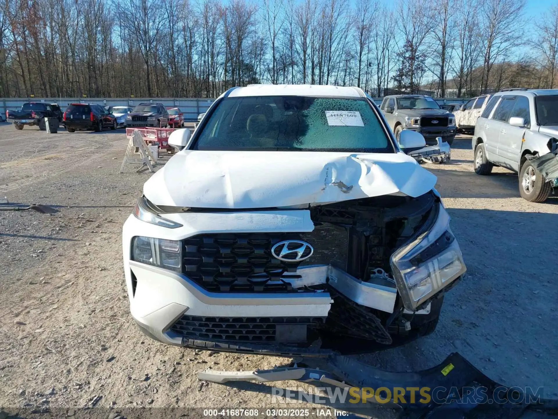 12 Photograph of a damaged car 5NMS1DAJ1NH436920 HYUNDAI SANTA FE 2022