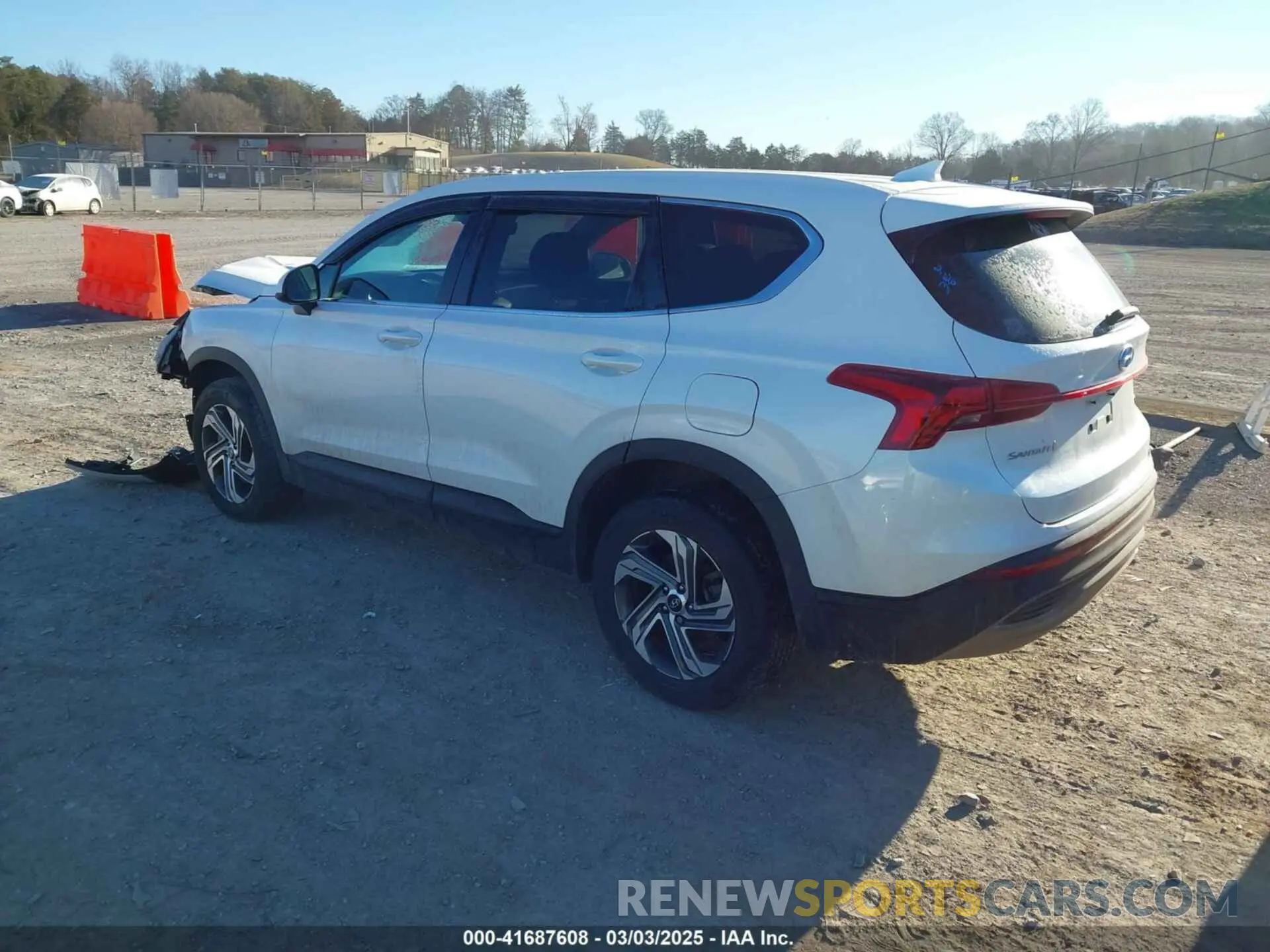 3 Photograph of a damaged car 5NMS1DAJ1NH436920 HYUNDAI SANTA FE 2022