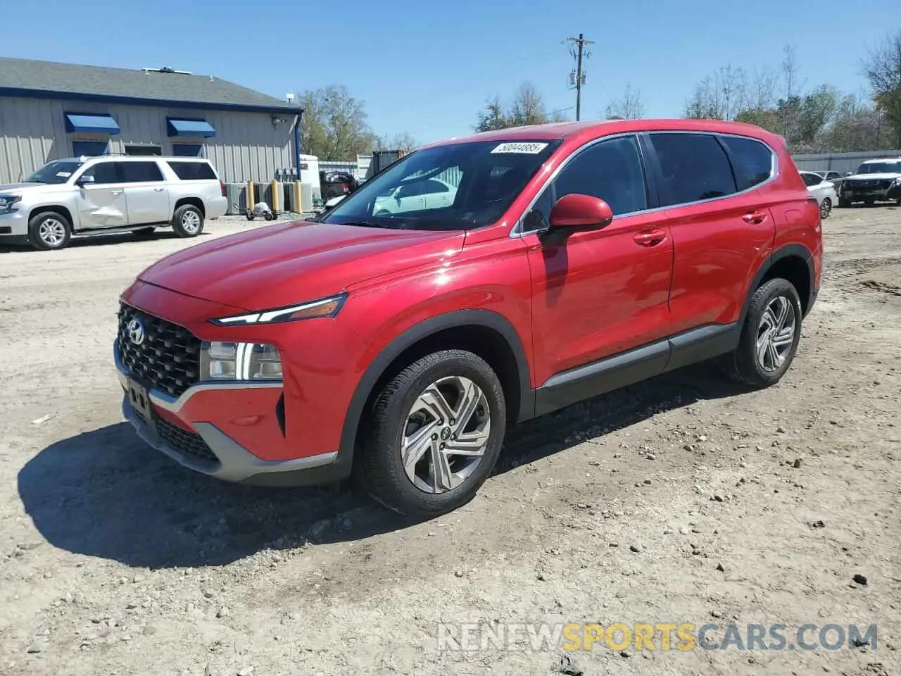 1 Photograph of a damaged car 5NMS1DAJ3NH443755 HYUNDAI SANTA FE 2022