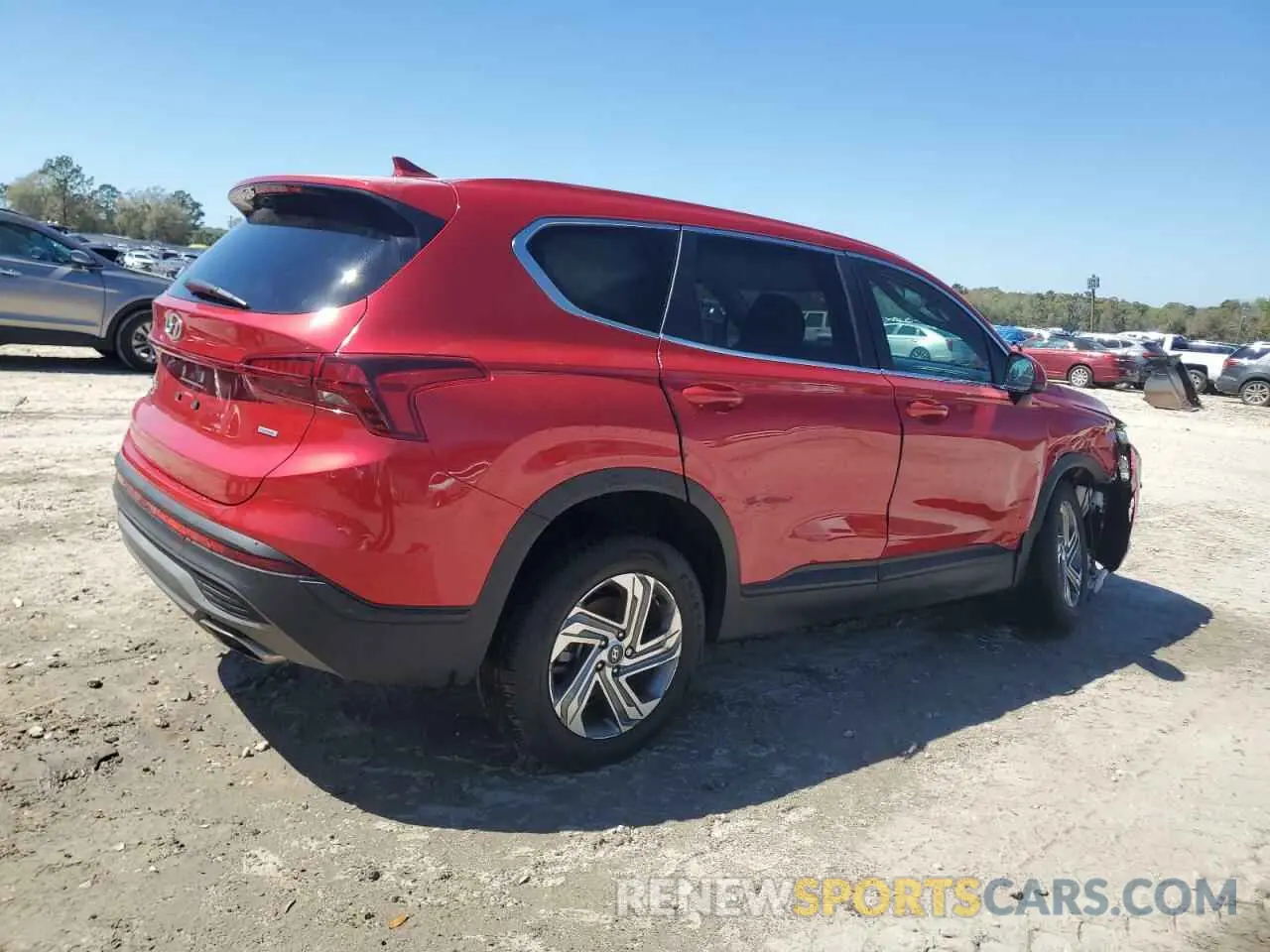 3 Photograph of a damaged car 5NMS1DAJ3NH443755 HYUNDAI SANTA FE 2022
