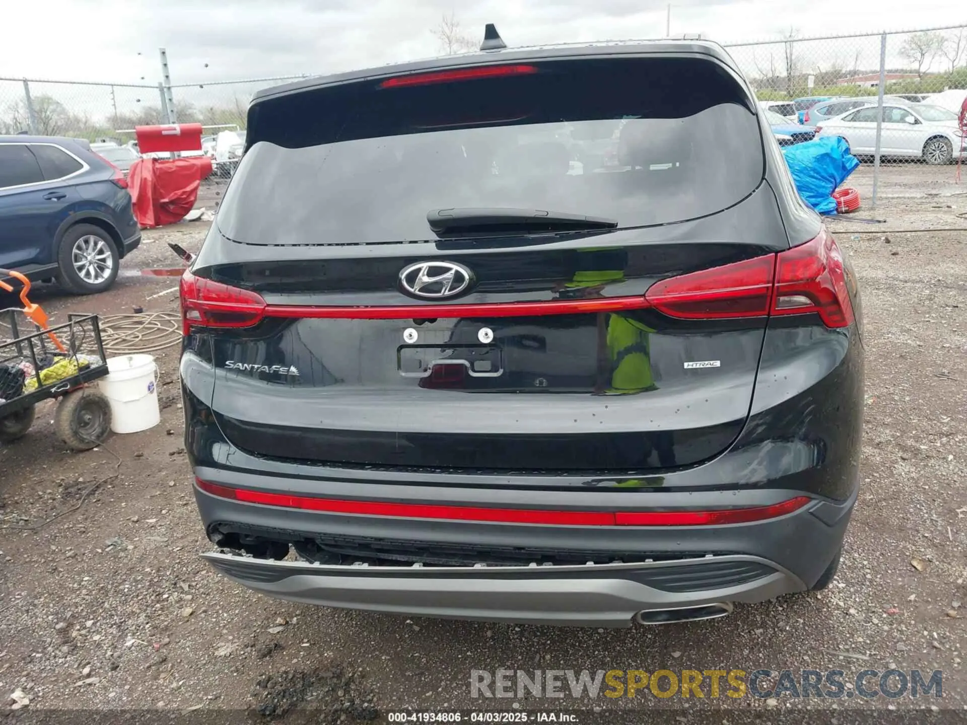 16 Photograph of a damaged car 5NMS1DAJ7NH383754 HYUNDAI SANTA FE 2022
