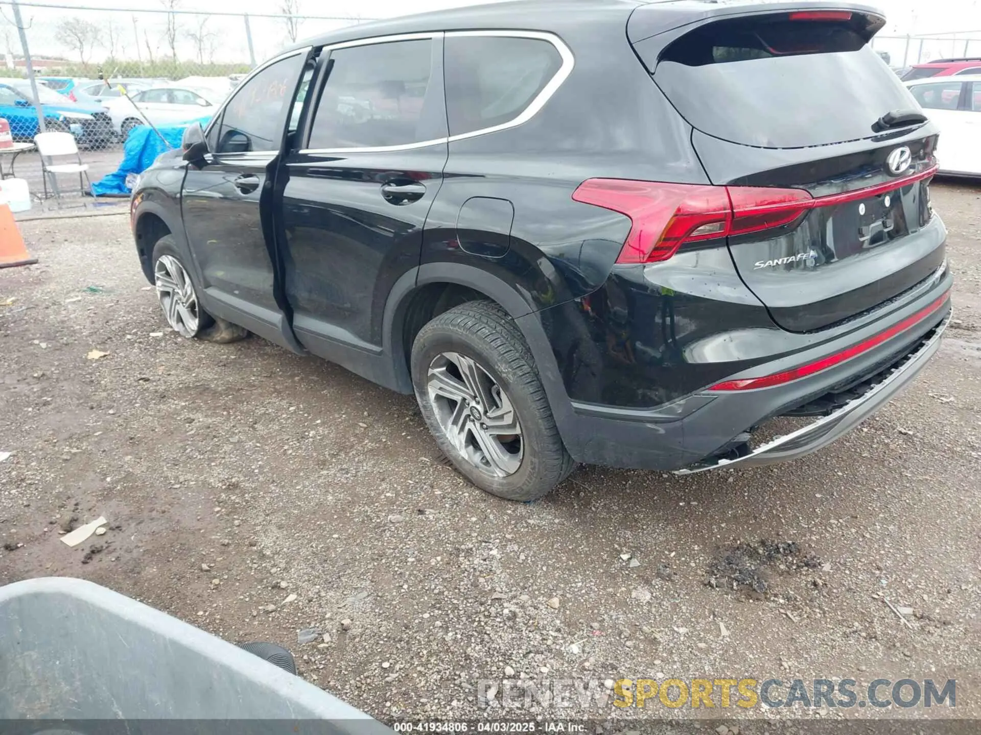 6 Photograph of a damaged car 5NMS1DAJ7NH383754 HYUNDAI SANTA FE 2022