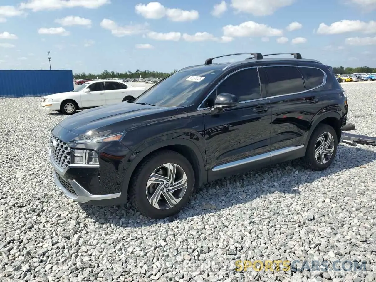 1 Photograph of a damaged car 5NMS24AJ0NH376576 HYUNDAI SANTA FE 2022