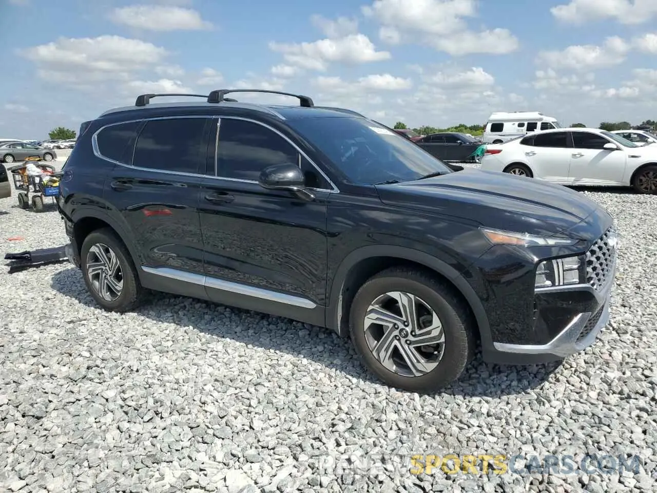 4 Photograph of a damaged car 5NMS24AJ0NH376576 HYUNDAI SANTA FE 2022