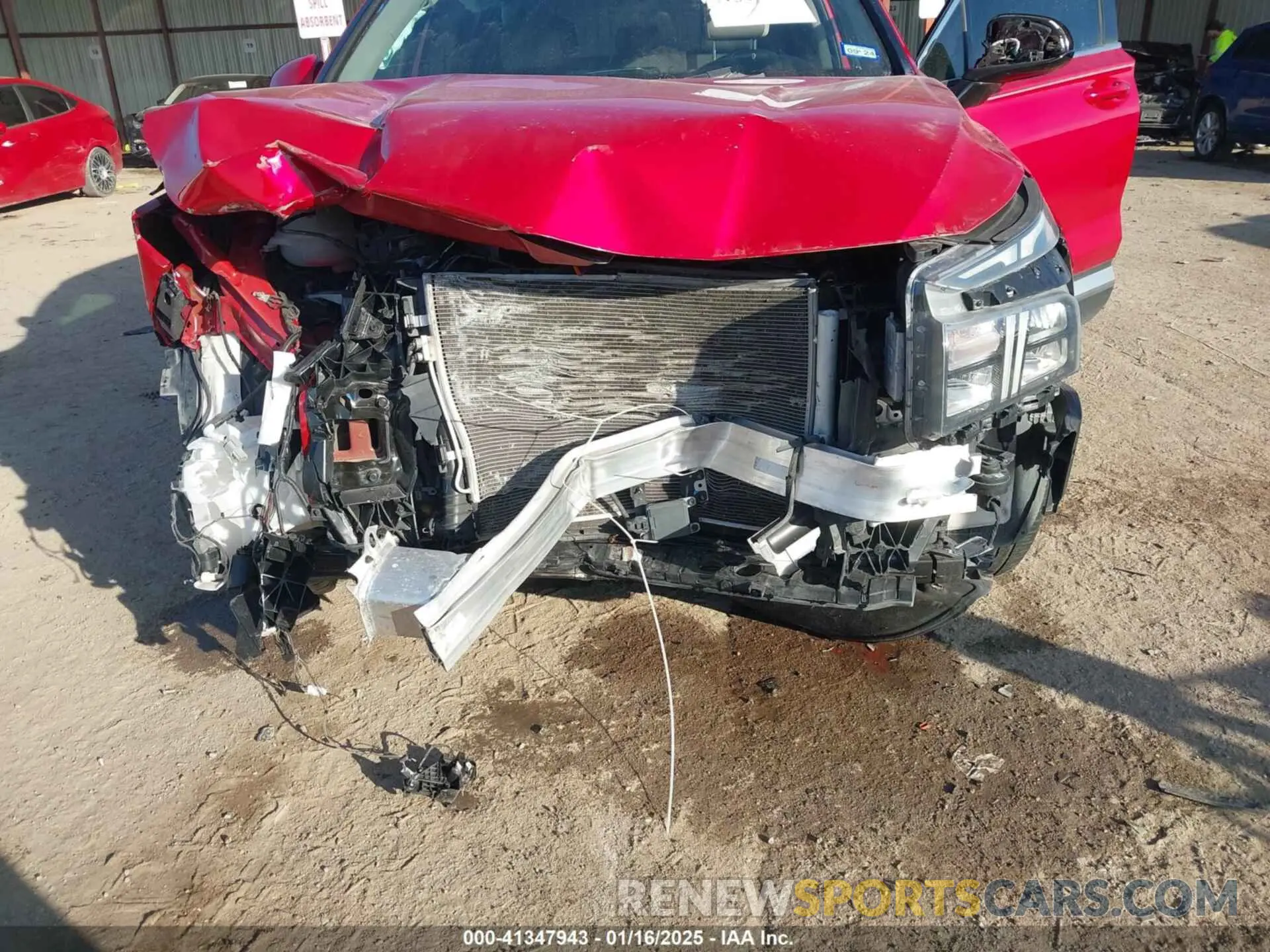 6 Photograph of a damaged car 5NMS24AJ0NH389991 HYUNDAI SANTA FE 2022