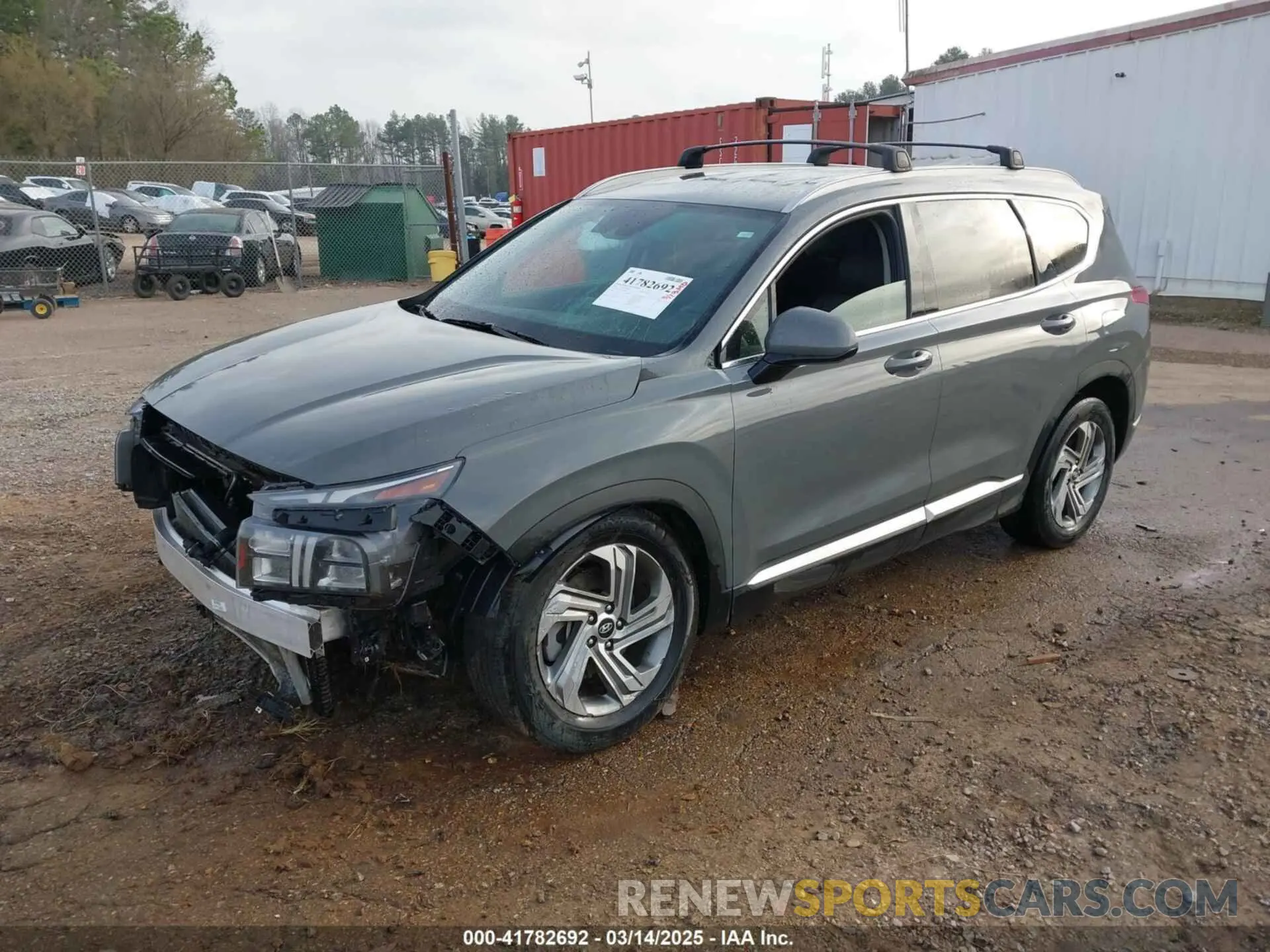 2 Photograph of a damaged car 5NMS24AJ0NH442771 HYUNDAI SANTA FE 2022