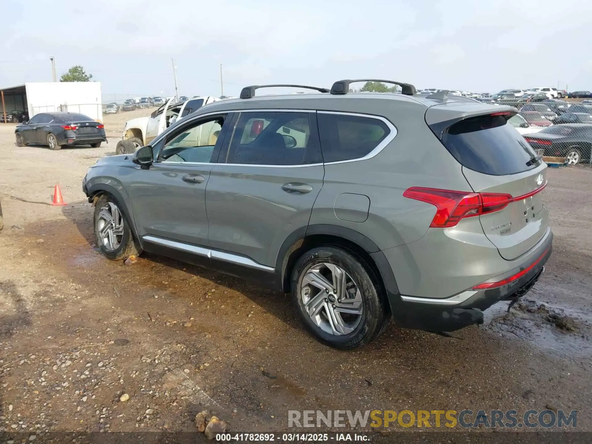 3 Photograph of a damaged car 5NMS24AJ0NH442771 HYUNDAI SANTA FE 2022