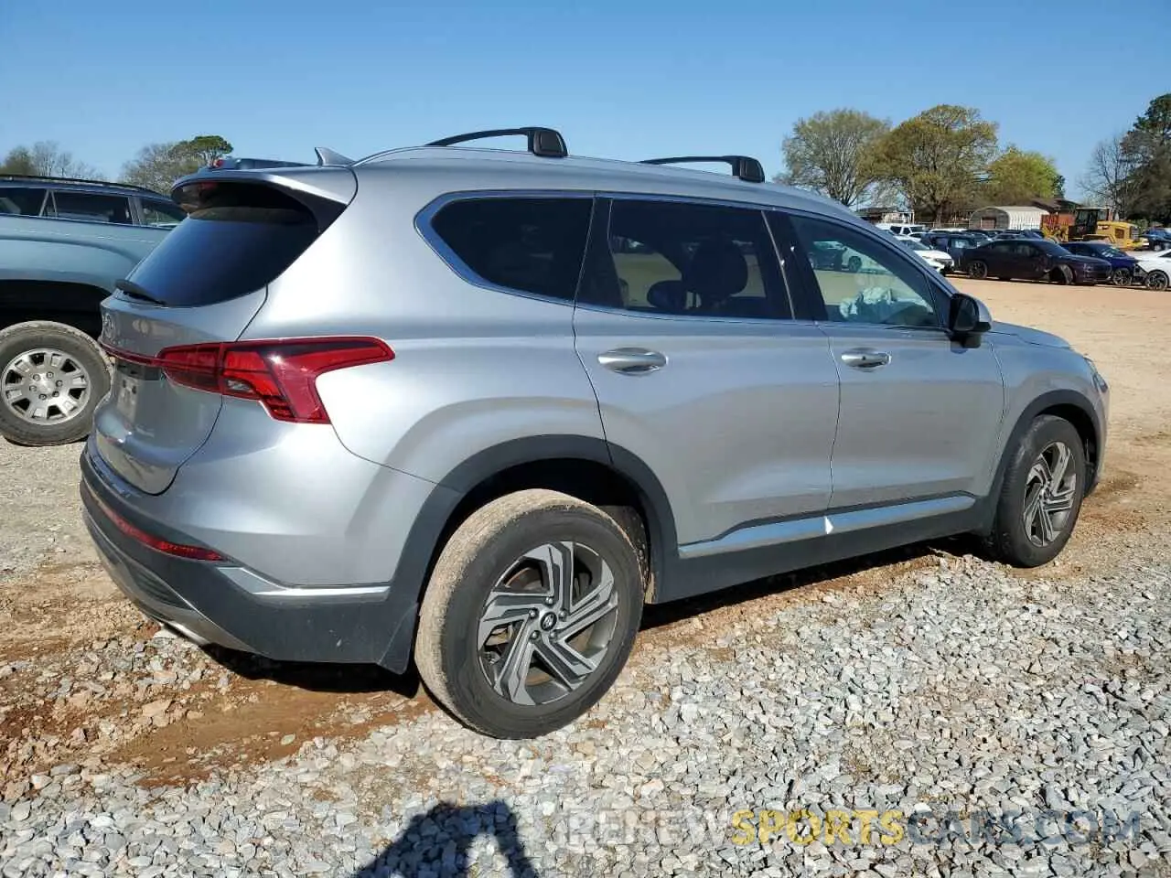 3 Photograph of a damaged car 5NMS24AJ0NH465743 HYUNDAI SANTA FE 2022