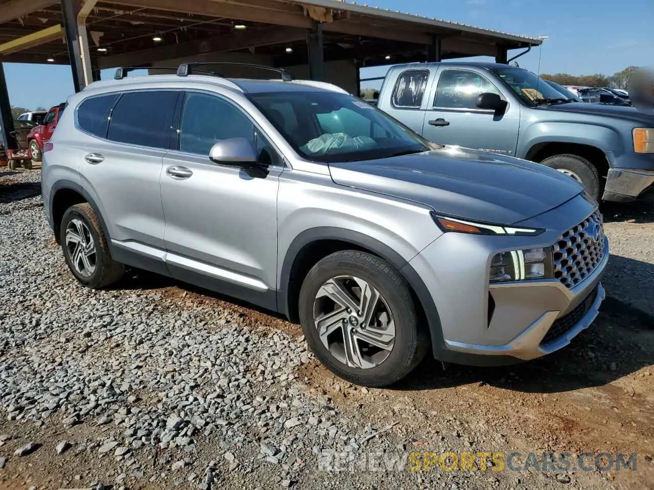 4 Photograph of a damaged car 5NMS24AJ0NH465743 HYUNDAI SANTA FE 2022