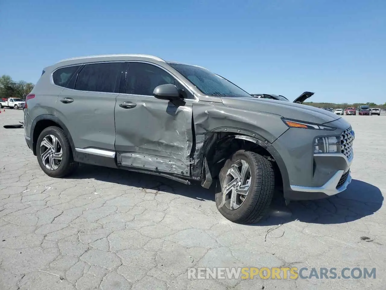 4 Photograph of a damaged car 5NMS24AJ0NH466360 HYUNDAI SANTA FE 2022