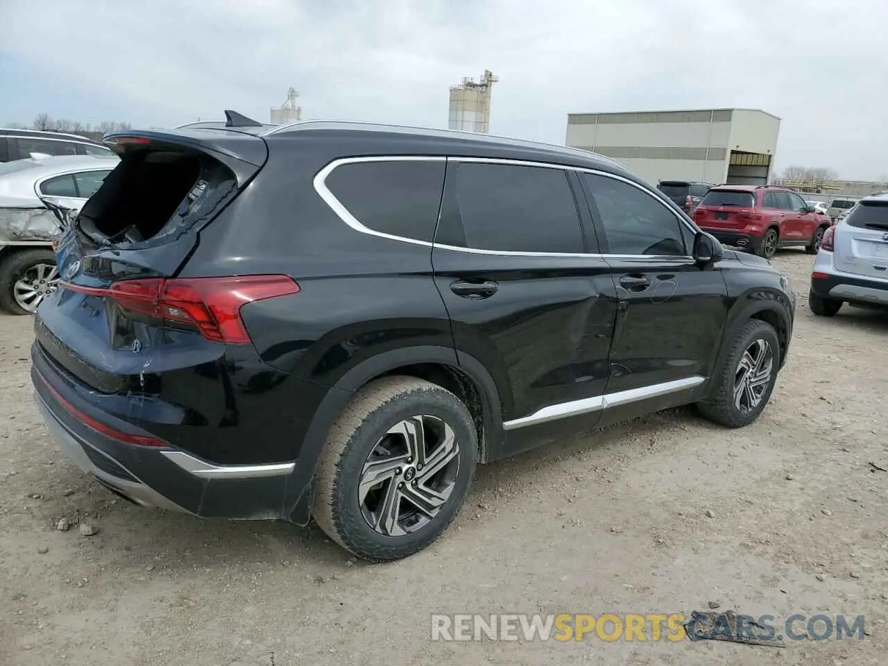 3 Photograph of a damaged car 5NMS24AJ1NH429706 HYUNDAI SANTA FE 2022