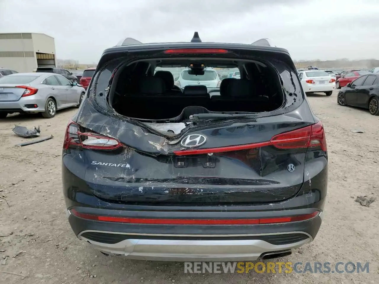 6 Photograph of a damaged car 5NMS24AJ1NH429706 HYUNDAI SANTA FE 2022