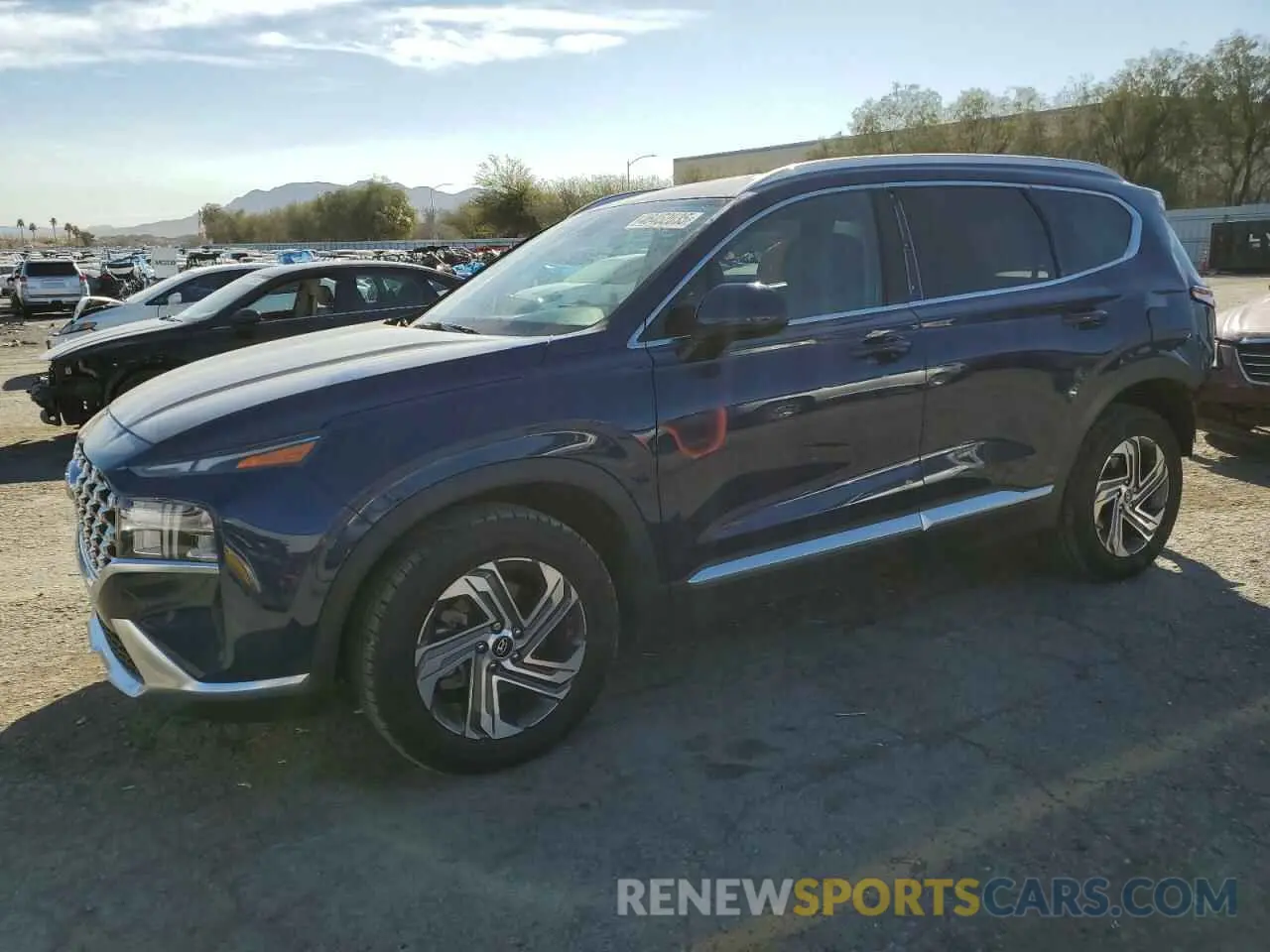 1 Photograph of a damaged car 5NMS24AJ1NH429835 HYUNDAI SANTA FE 2022
