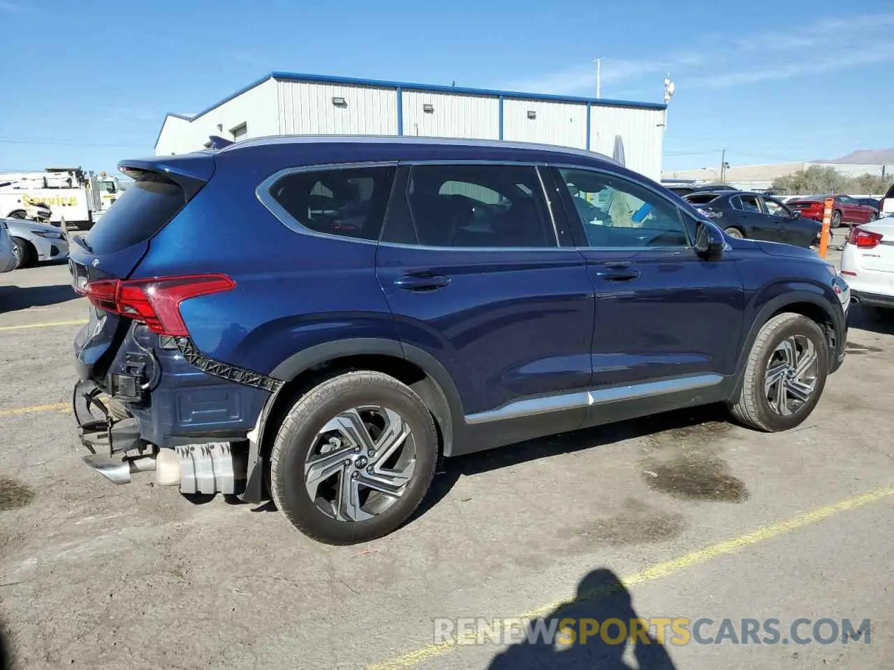 3 Photograph of a damaged car 5NMS24AJ1NH429835 HYUNDAI SANTA FE 2022