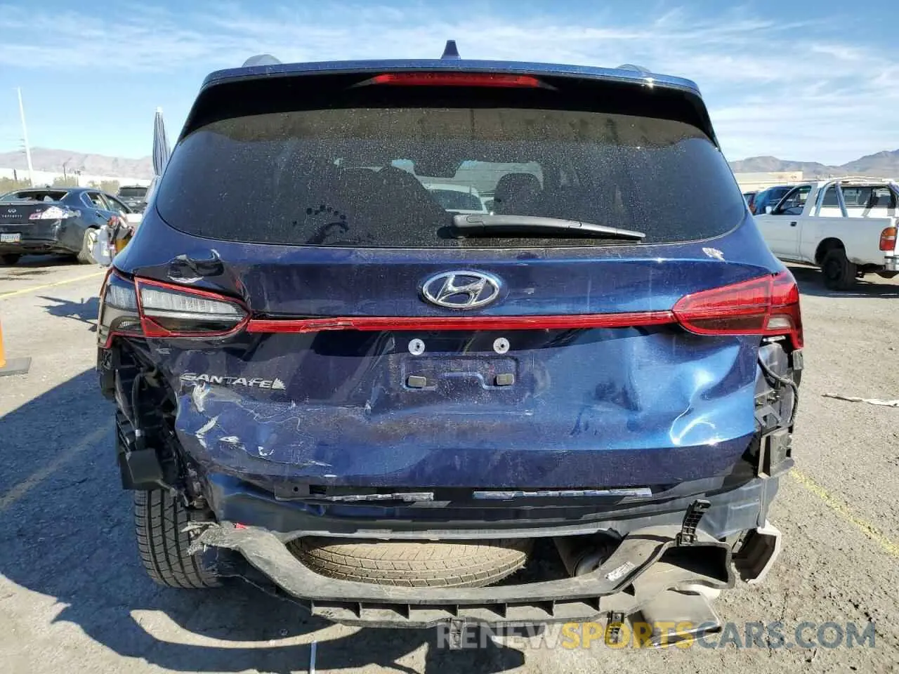 6 Photograph of a damaged car 5NMS24AJ1NH429835 HYUNDAI SANTA FE 2022
