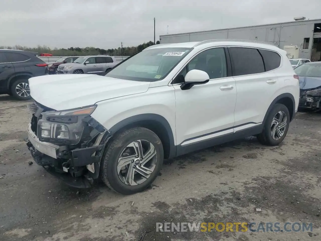 1 Photograph of a damaged car 5NMS24AJ1NH476217 HYUNDAI SANTA FE 2022