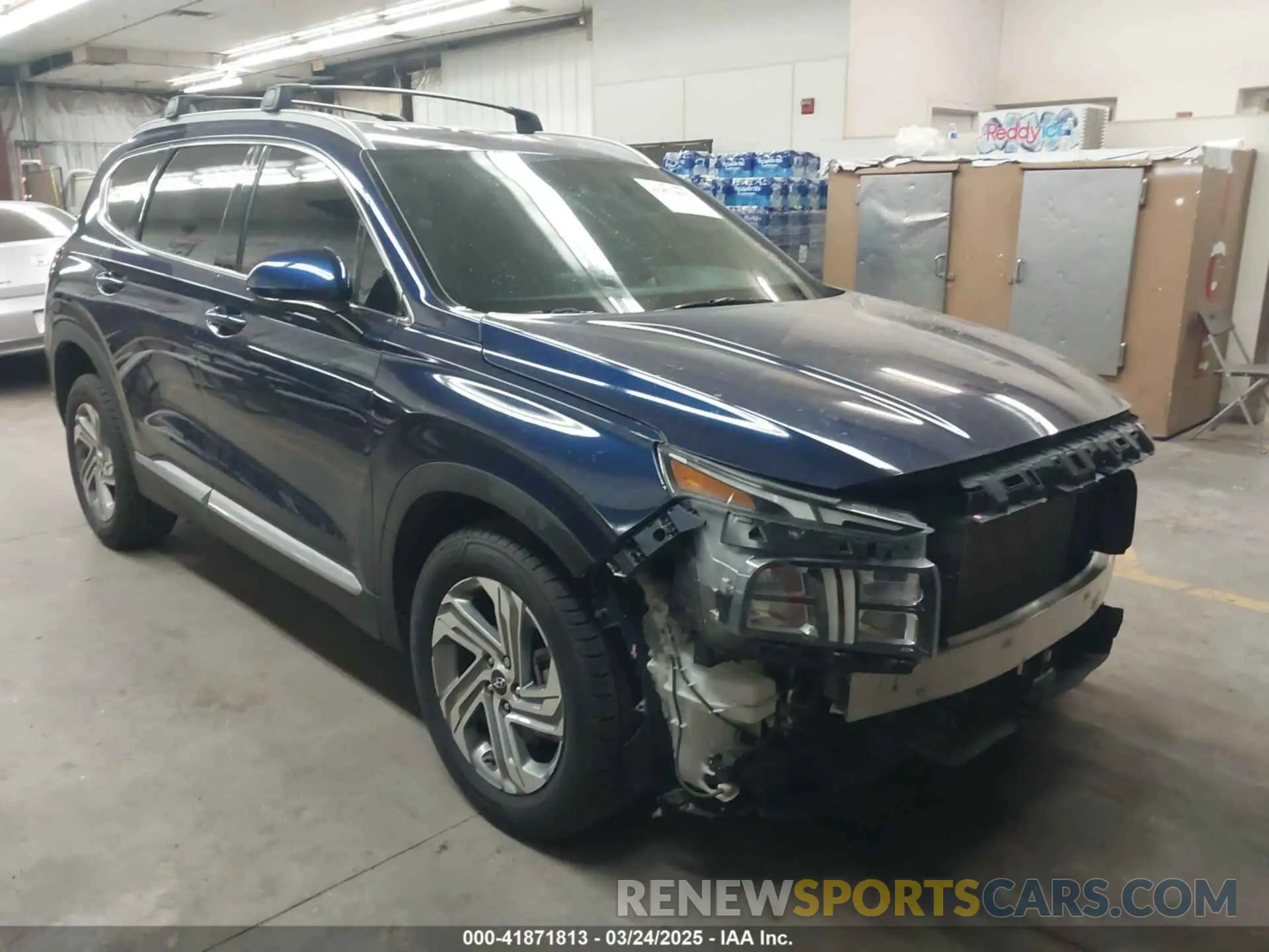 1 Photograph of a damaged car 5NMS24AJ2NH457840 HYUNDAI SANTA FE 2022