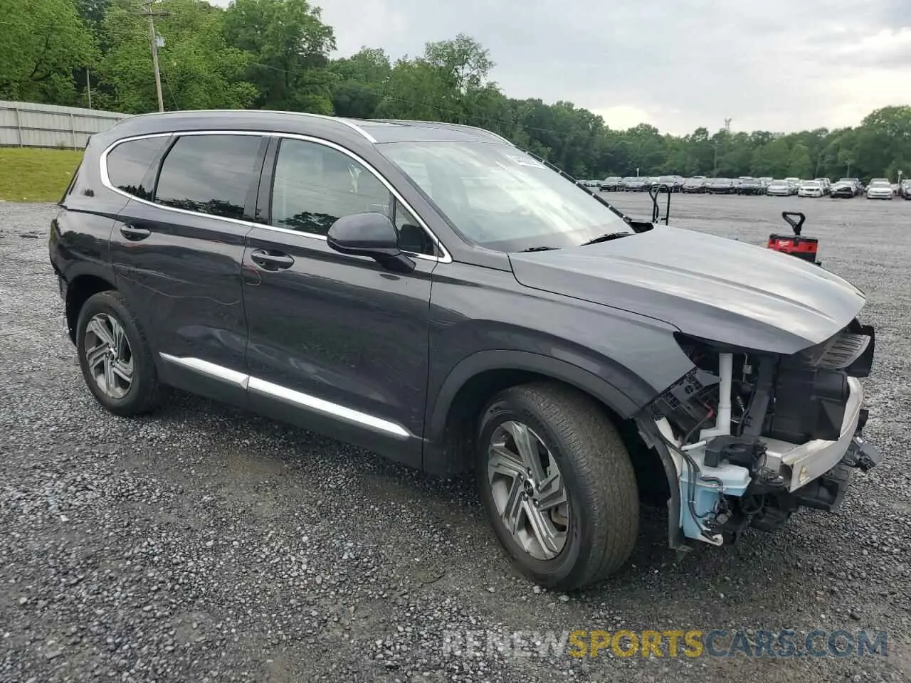 4 Photograph of a damaged car 5NMS24AJ3NH409747 HYUNDAI SANTA FE 2022