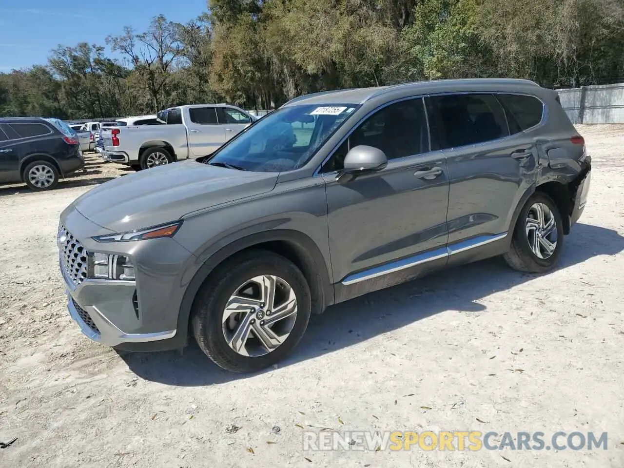 1 Photograph of a damaged car 5NMS24AJ3NH446832 HYUNDAI SANTA FE 2022