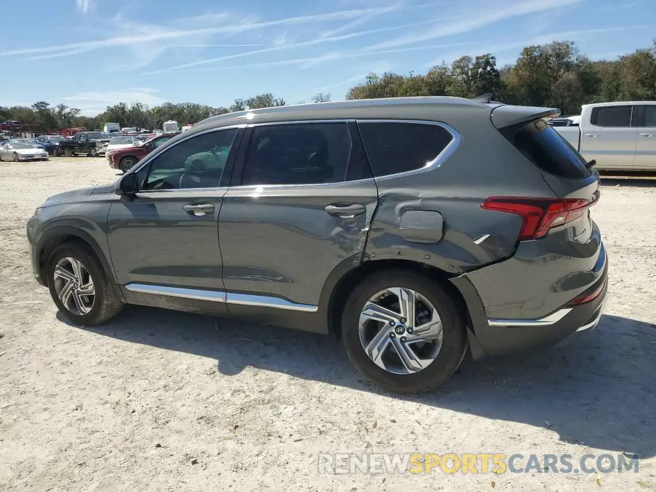 2 Photograph of a damaged car 5NMS24AJ3NH446832 HYUNDAI SANTA FE 2022