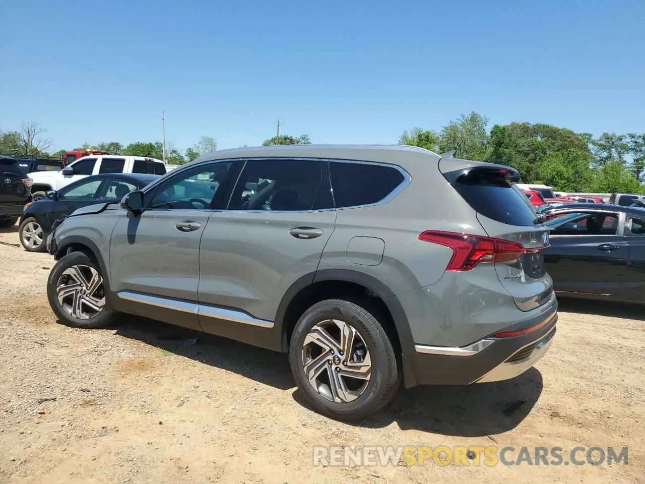 2 Photograph of a damaged car 5NMS24AJ4NH434849 HYUNDAI SANTA FE 2022