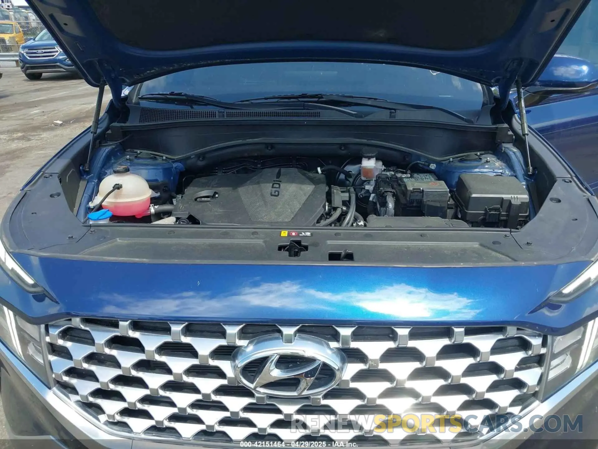 10 Photograph of a damaged car 5NMS24AJ5NH410687 HYUNDAI SANTA FE 2022