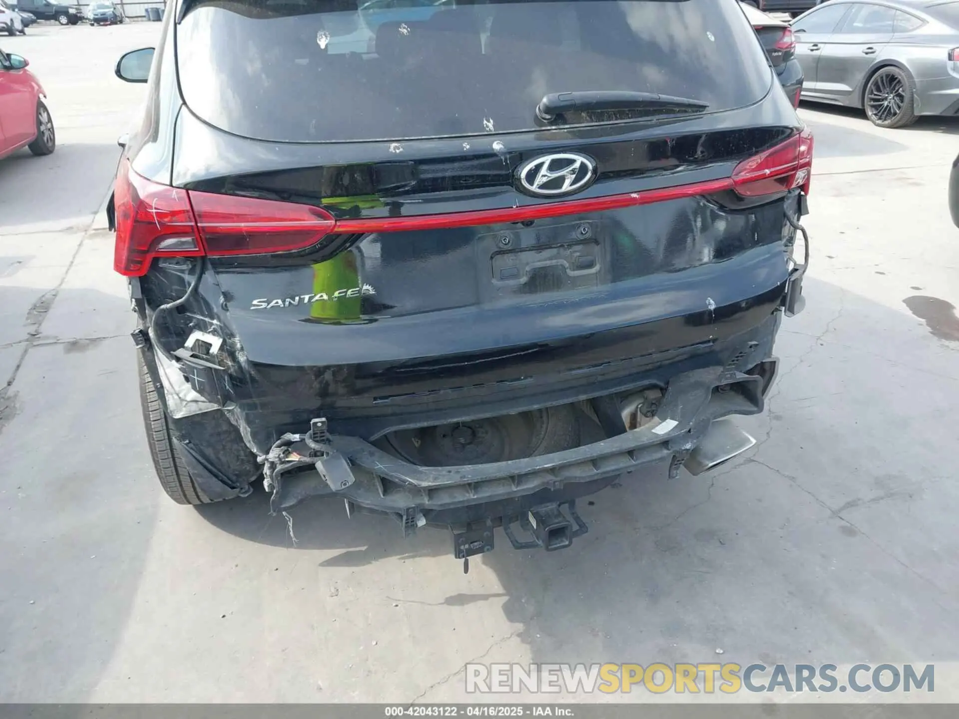6 Photograph of a damaged car 5NMS24AJ7NH377241 HYUNDAI SANTA FE 2022