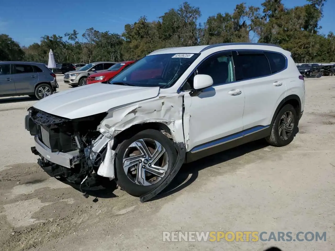 1 Photograph of a damaged car 5NMS24AJ7NH431301 HYUNDAI SANTA FE 2022