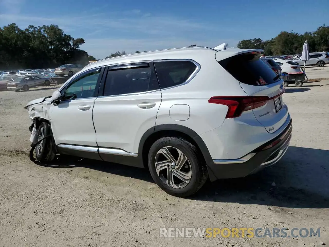2 Photograph of a damaged car 5NMS24AJ7NH431301 HYUNDAI SANTA FE 2022