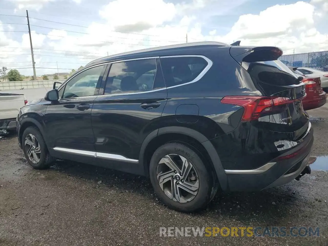 2 Photograph of a damaged car 5NMS24AJ7NH450754 HYUNDAI SANTA FE 2022