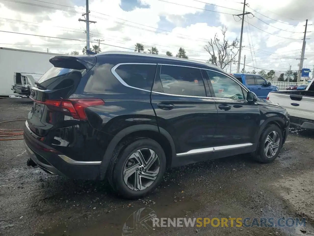 3 Photograph of a damaged car 5NMS24AJ7NH450754 HYUNDAI SANTA FE 2022