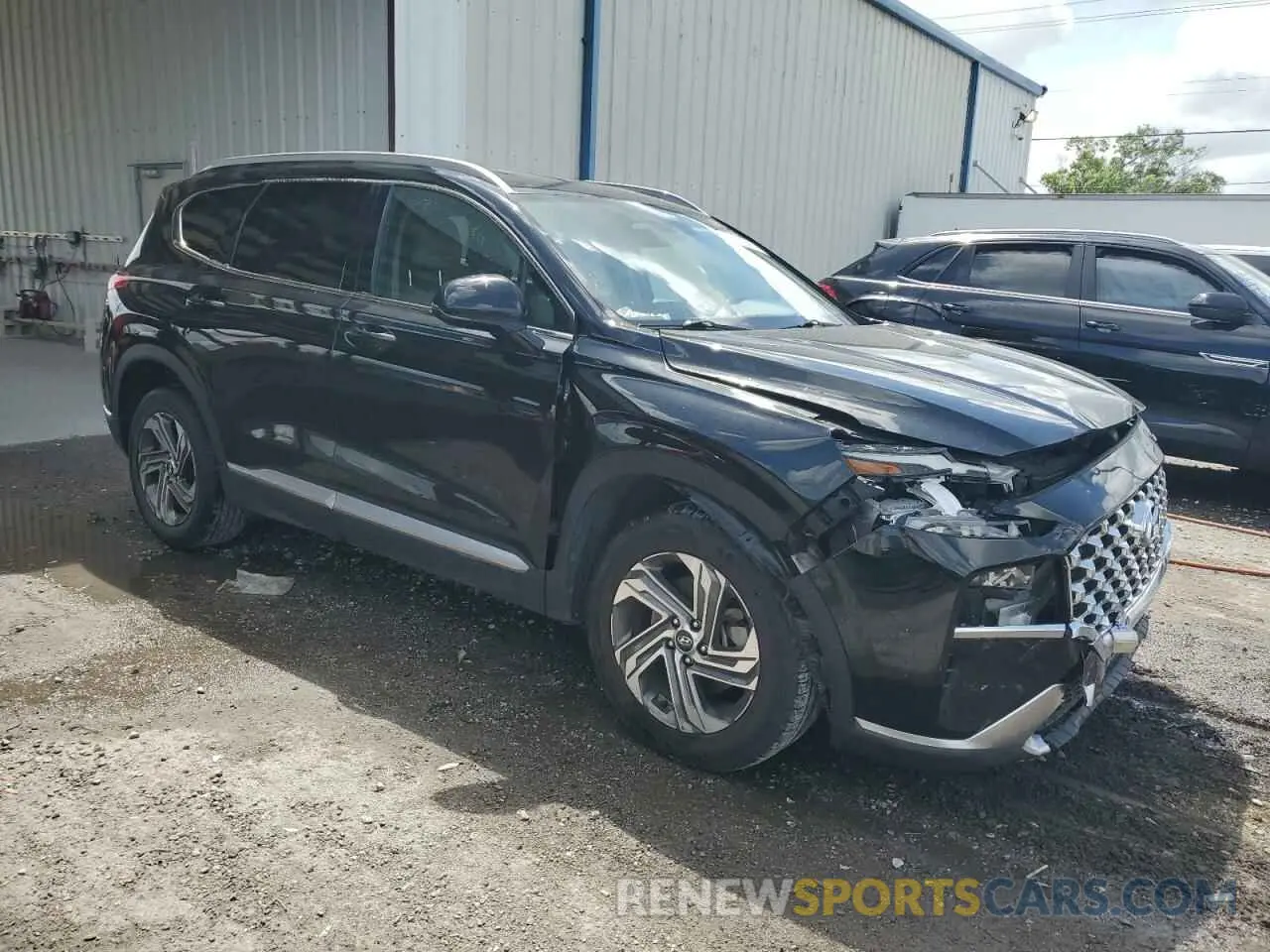 4 Photograph of a damaged car 5NMS24AJ7NH450754 HYUNDAI SANTA FE 2022