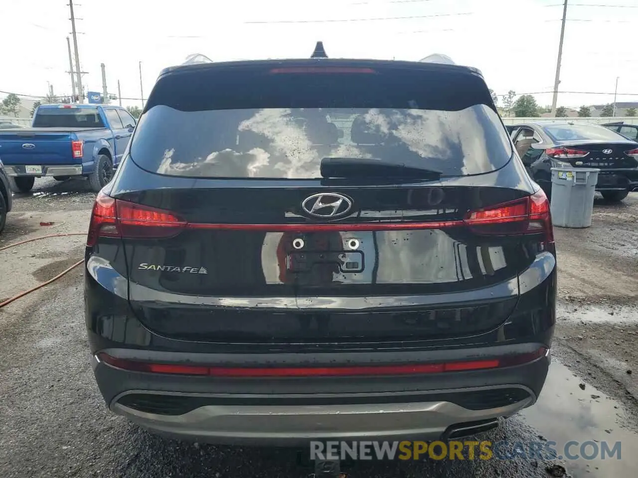 6 Photograph of a damaged car 5NMS24AJ7NH450754 HYUNDAI SANTA FE 2022