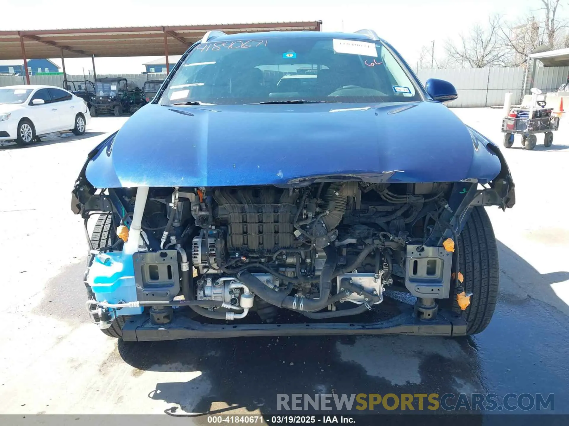 6 Photograph of a damaged car 5NMS24AJ8NH377572 HYUNDAI SANTA FE 2022