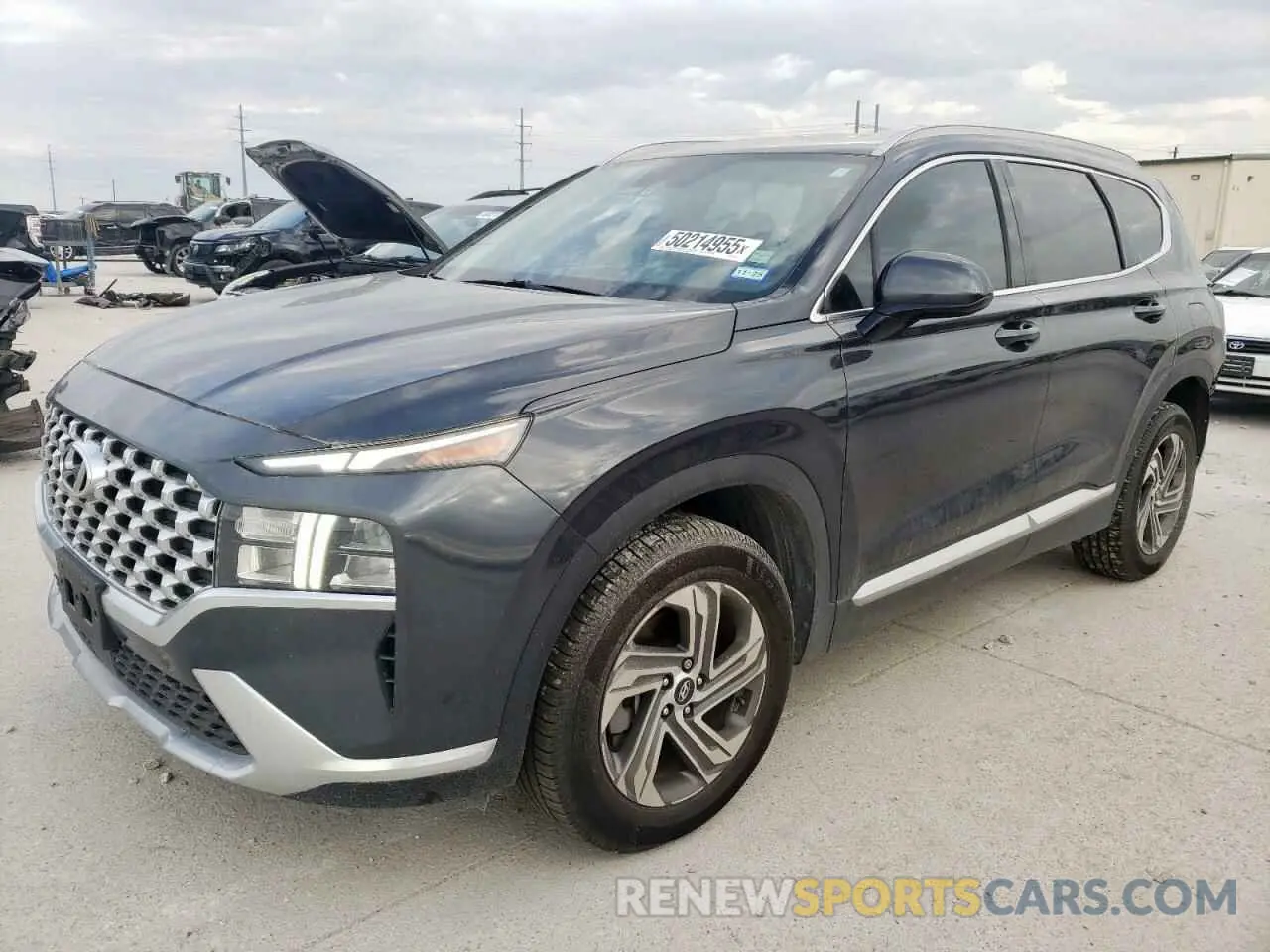 1 Photograph of a damaged car 5NMS24AJ8NH408299 HYUNDAI SANTA FE 2022