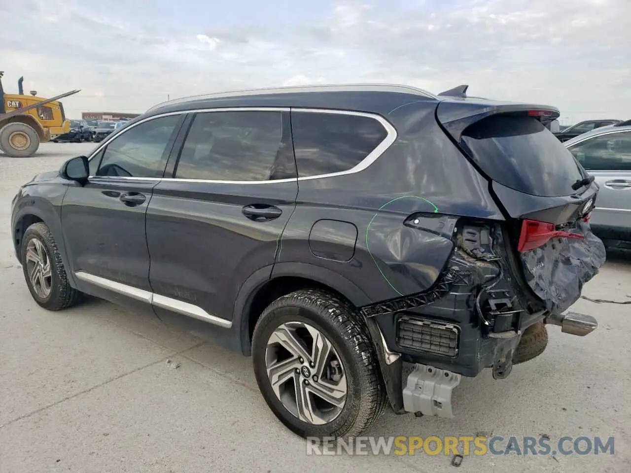 2 Photograph of a damaged car 5NMS24AJ8NH408299 HYUNDAI SANTA FE 2022