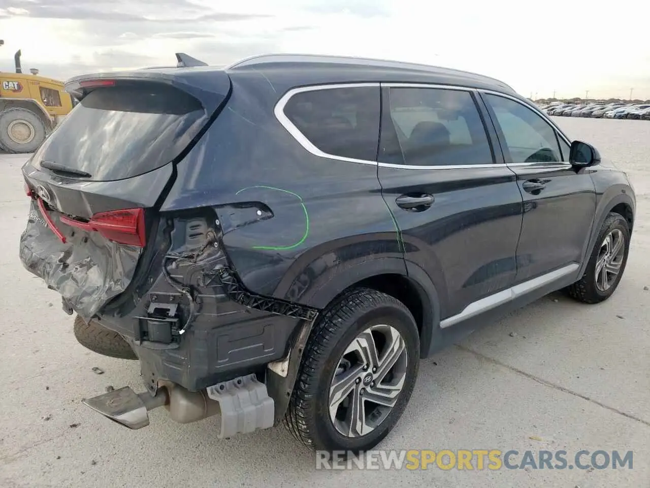 3 Photograph of a damaged car 5NMS24AJ8NH408299 HYUNDAI SANTA FE 2022