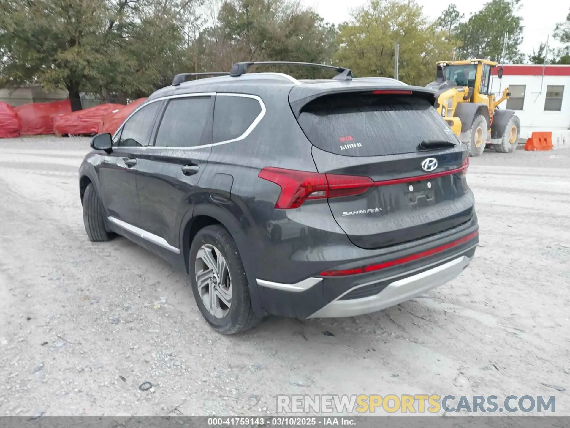 3 Photograph of a damaged car 5NMS24AJ9NH394526 HYUNDAI SANTA FE 2022
