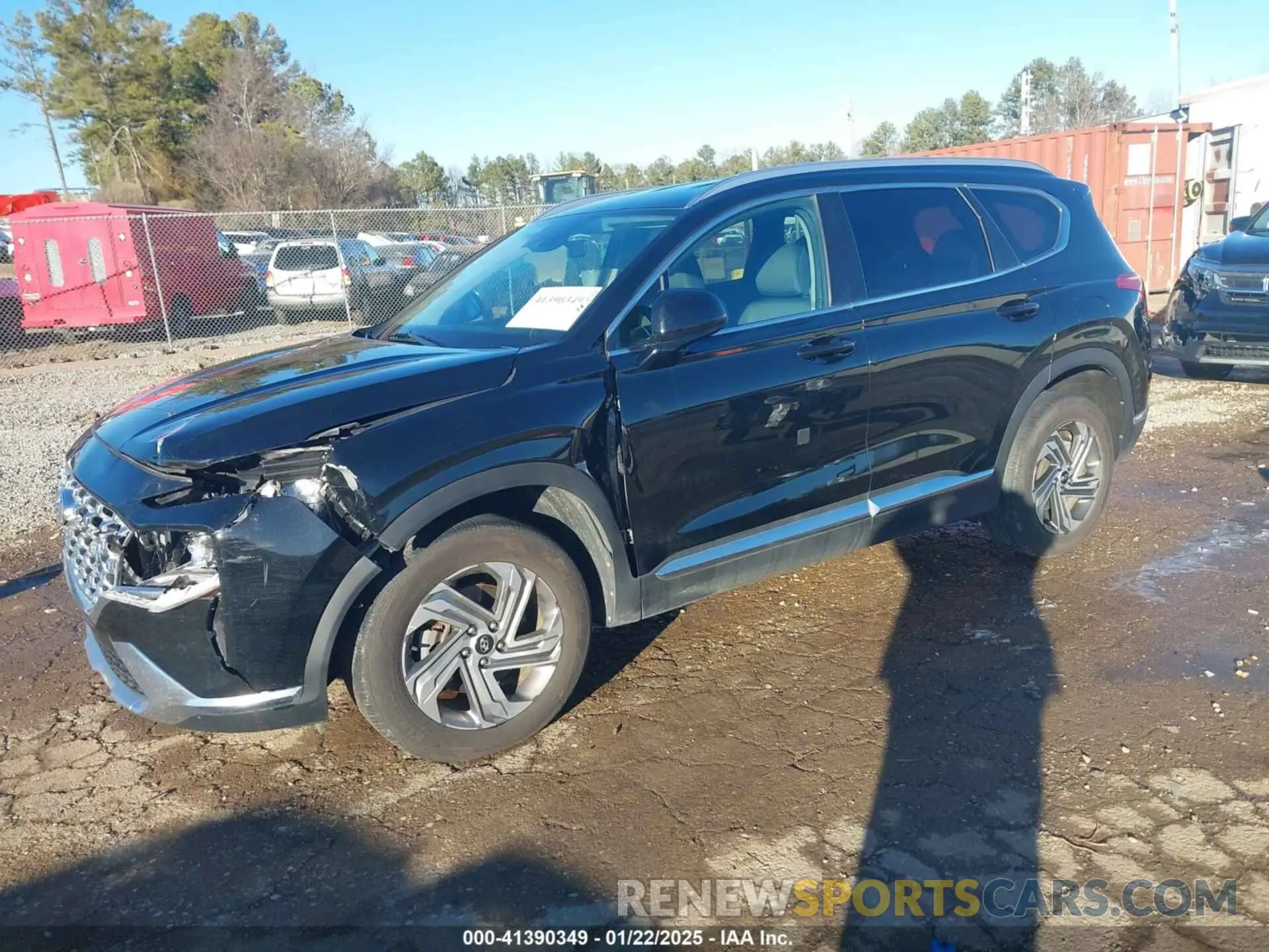 2 Photograph of a damaged car 5NMS24AJXNH375497 HYUNDAI SANTA FE 2022