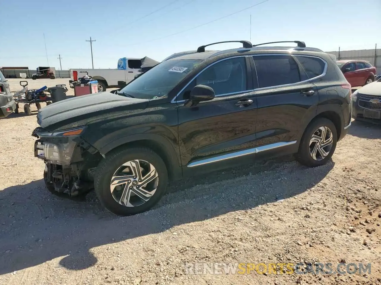 1 Photograph of a damaged car 5NMS24AJXNH377492 HYUNDAI SANTA FE 2022