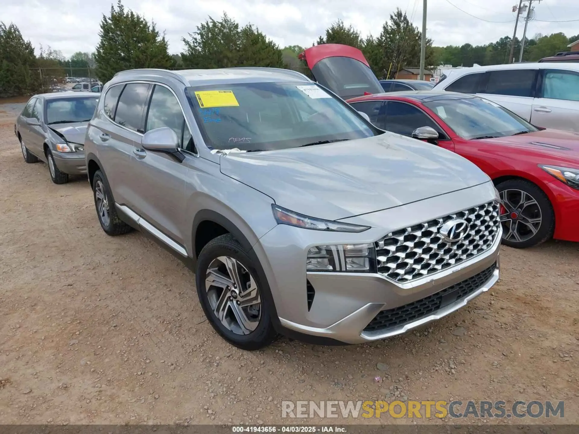1 Photograph of a damaged car 5NMS24AJXNH412919 HYUNDAI SANTA FE 2022