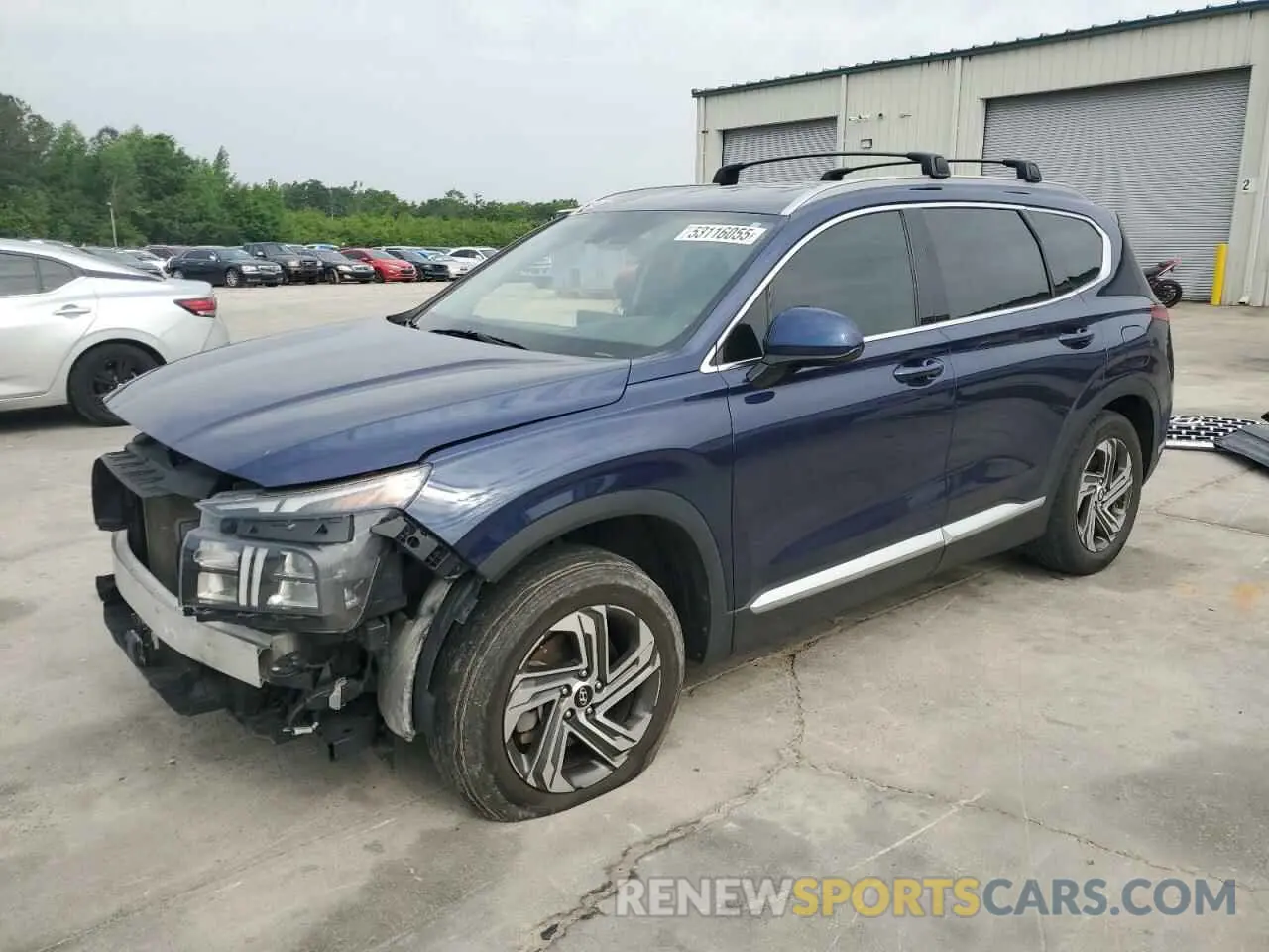 1 Photograph of a damaged car 5NMS24AJXNH451476 HYUNDAI SANTA FE 2022