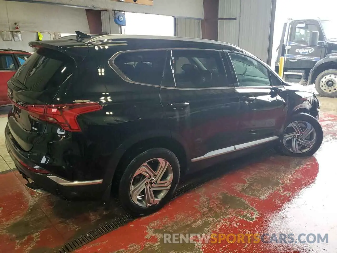 3 Photograph of a damaged car 5NMS2DAJ0NH445783 HYUNDAI SANTA FE 2022